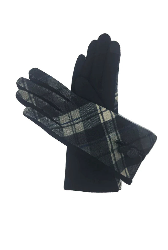 Connie Check Patterned Gloves
