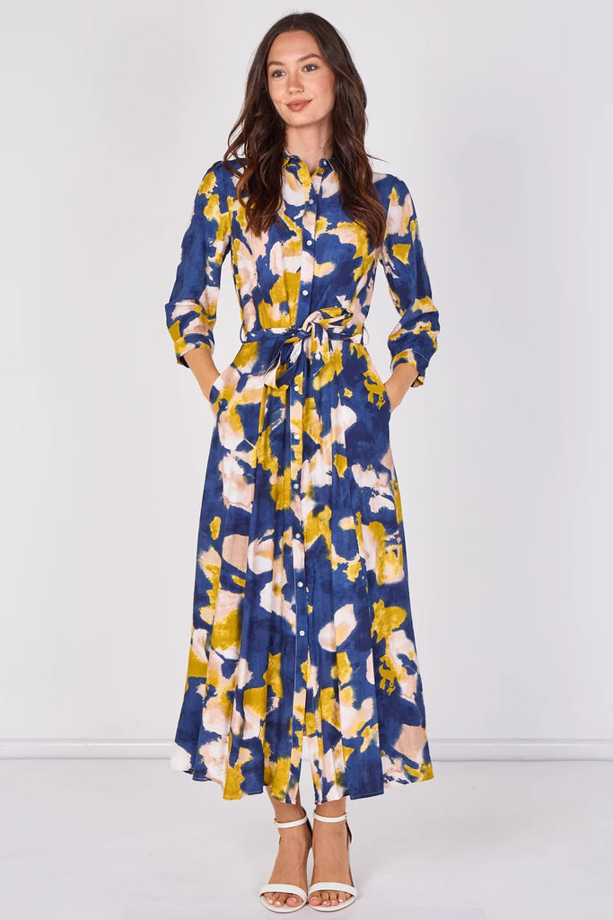 Sonya Tie Dye Shirt Dress