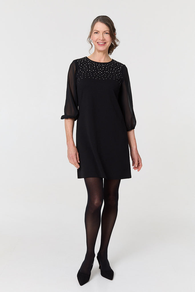 Alanna Sparkly Shift Dress