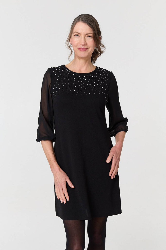 Alanna Sparkly Shift Dress