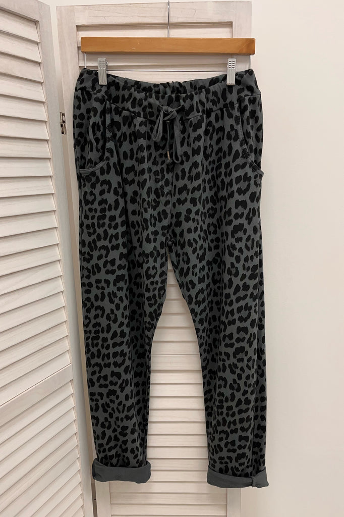 Animal discount print joggers