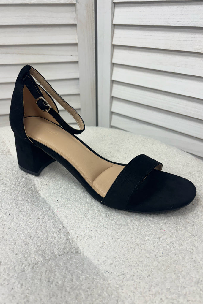Annie Suedette Block Heel Sandals