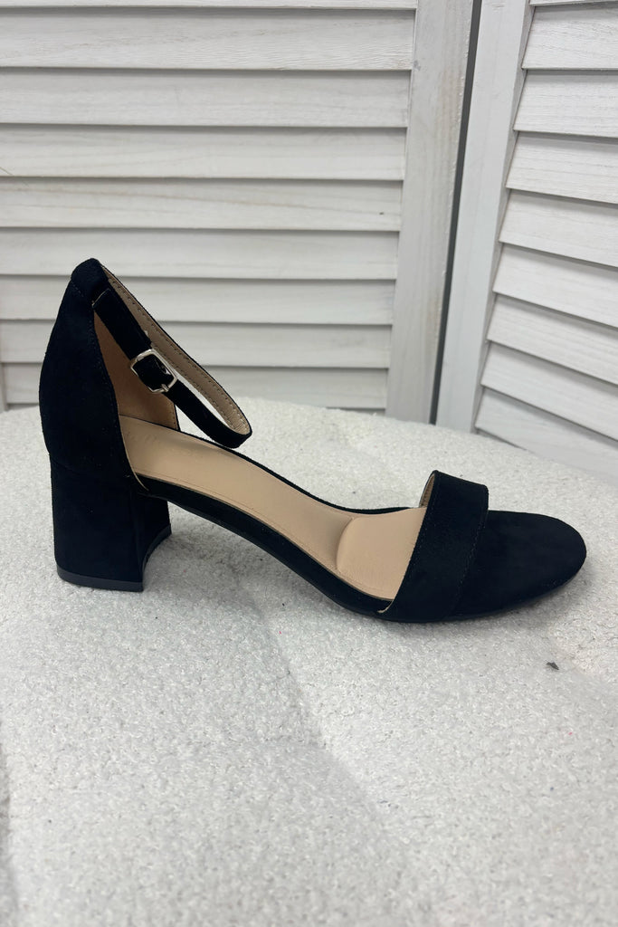 Annie Suedette Block Heel Sandals
