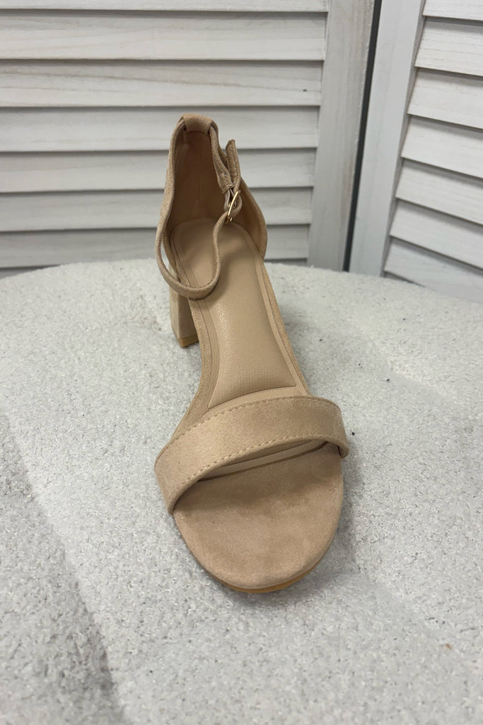 Annie Suedette Block Heel Sandals