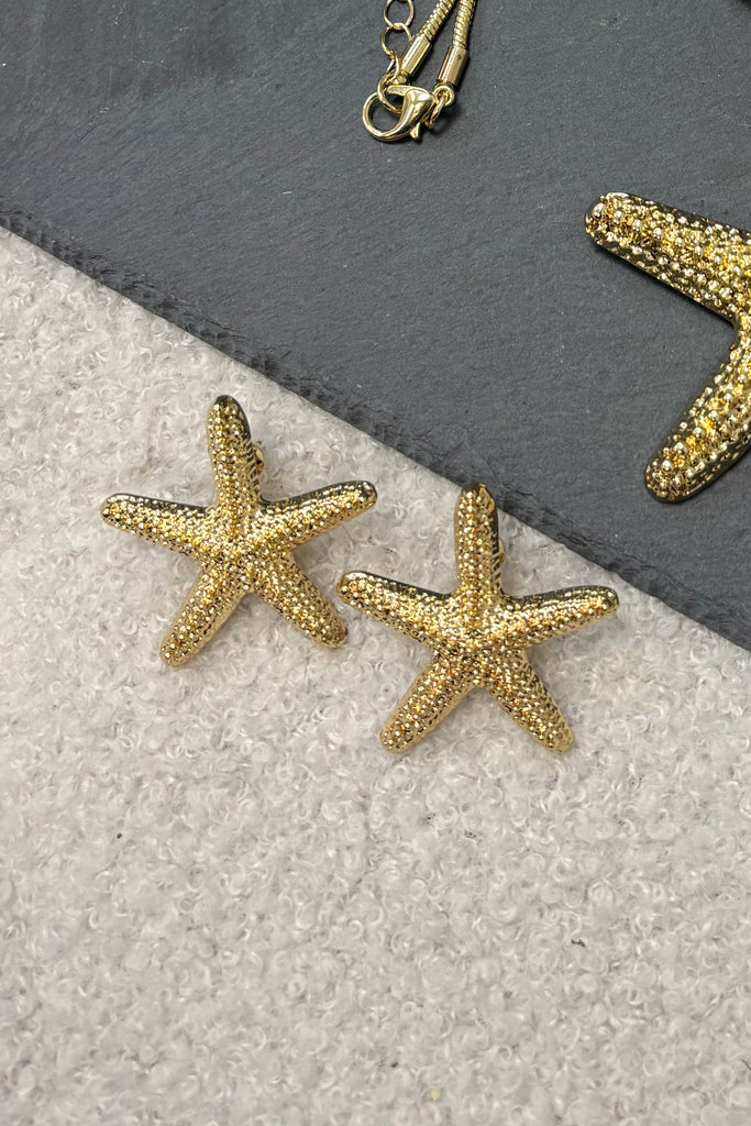 Selina Starfish Necklace & Earring Set