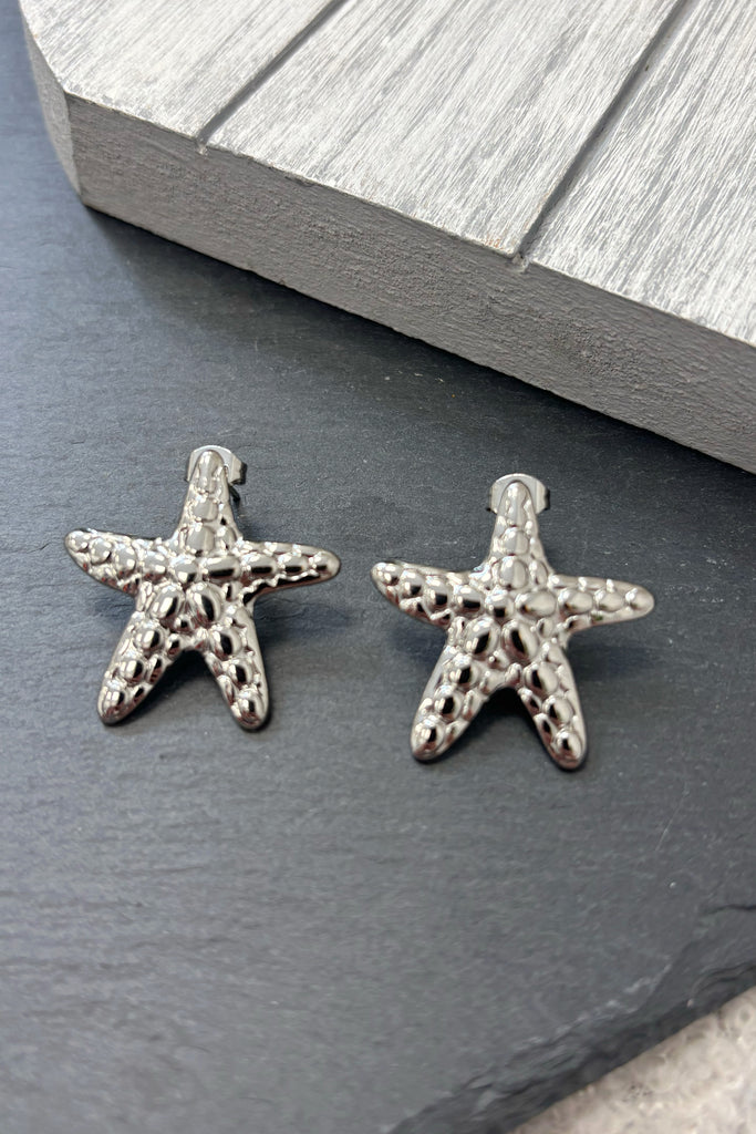 Agila Textured Starfish Earrings