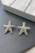 Agila Textured Starfish Earrings