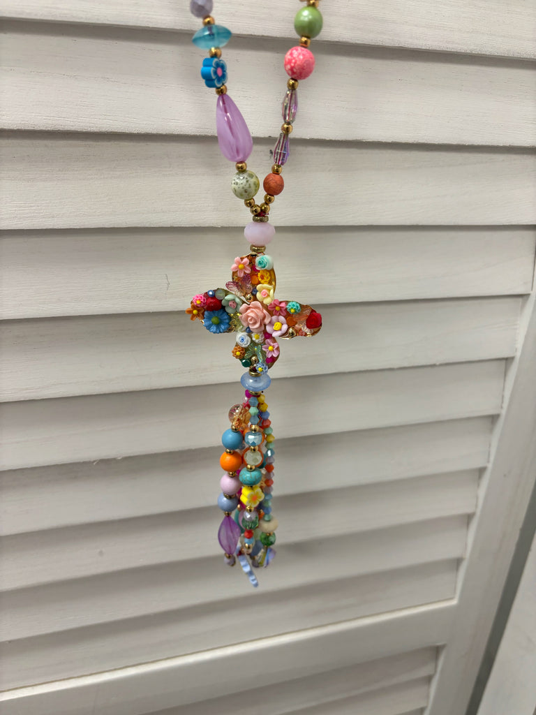 Talia Floral Detail Statement Necklace