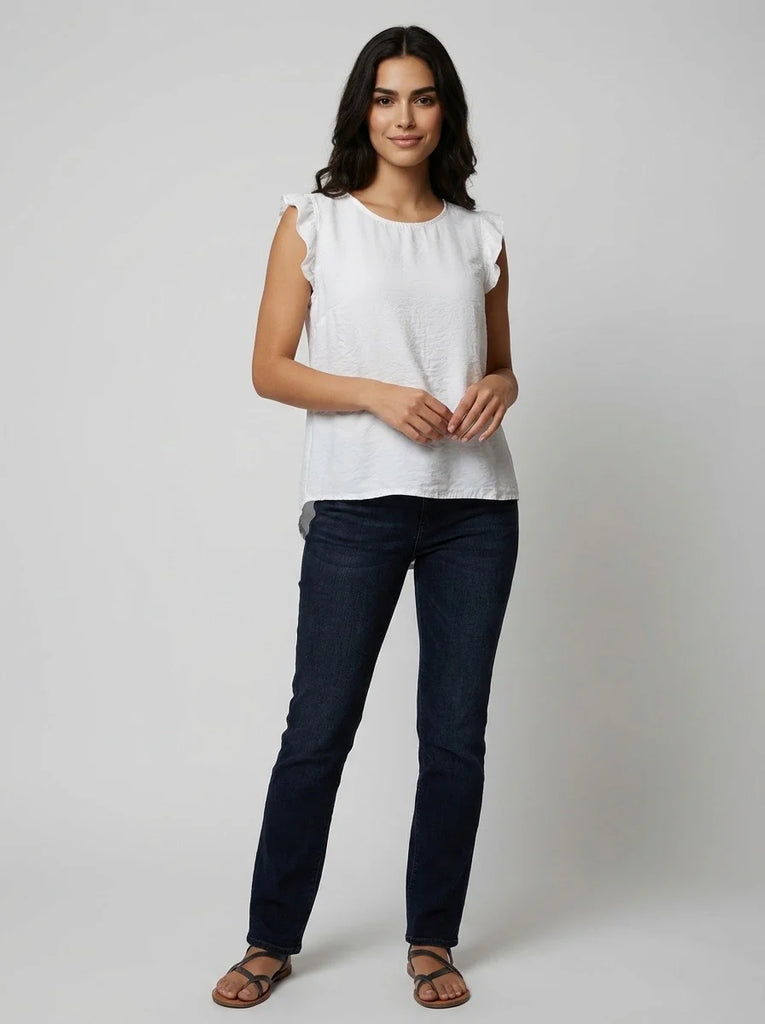 Elaine Frill Sleeve Top