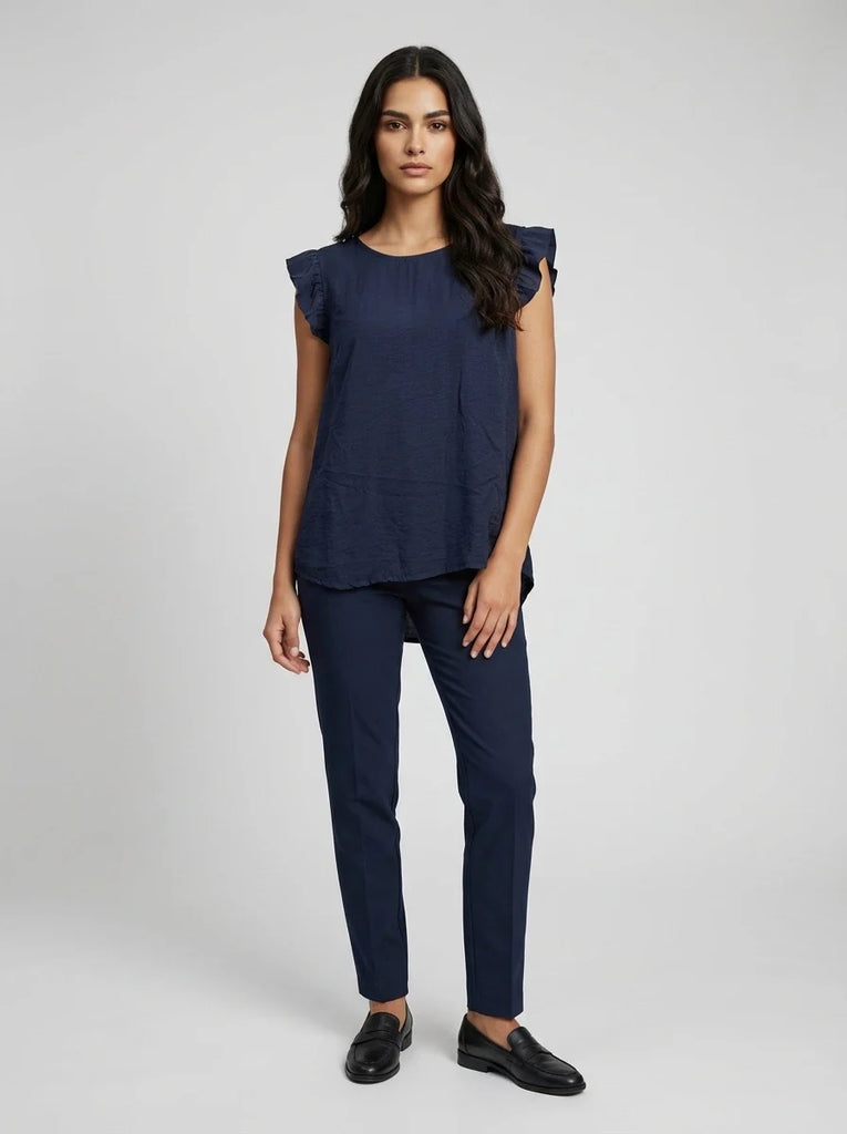 Elaine Frill Sleeve Top