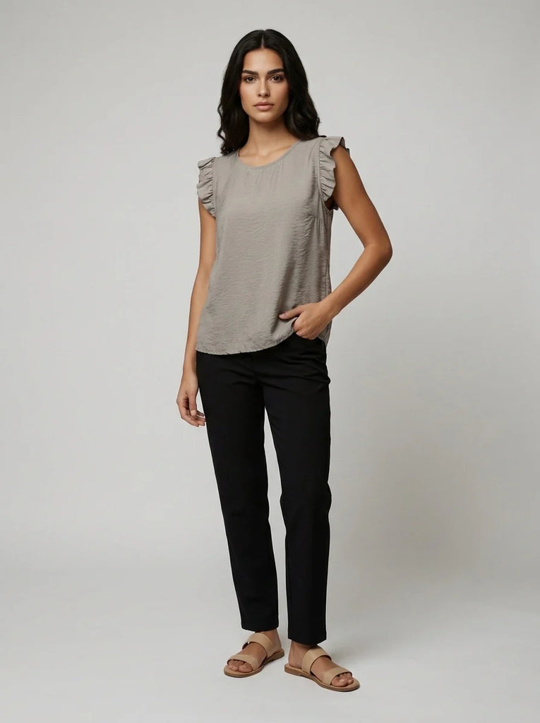 Elaine Frill Sleeve Top