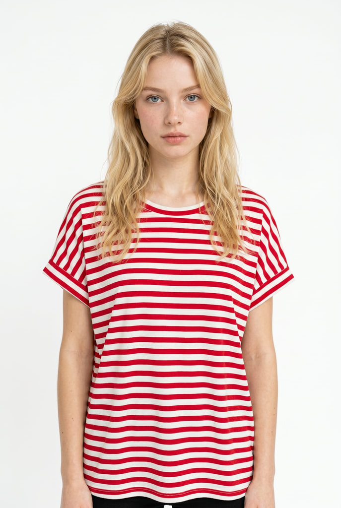 Laina CLassic Striped Tee
