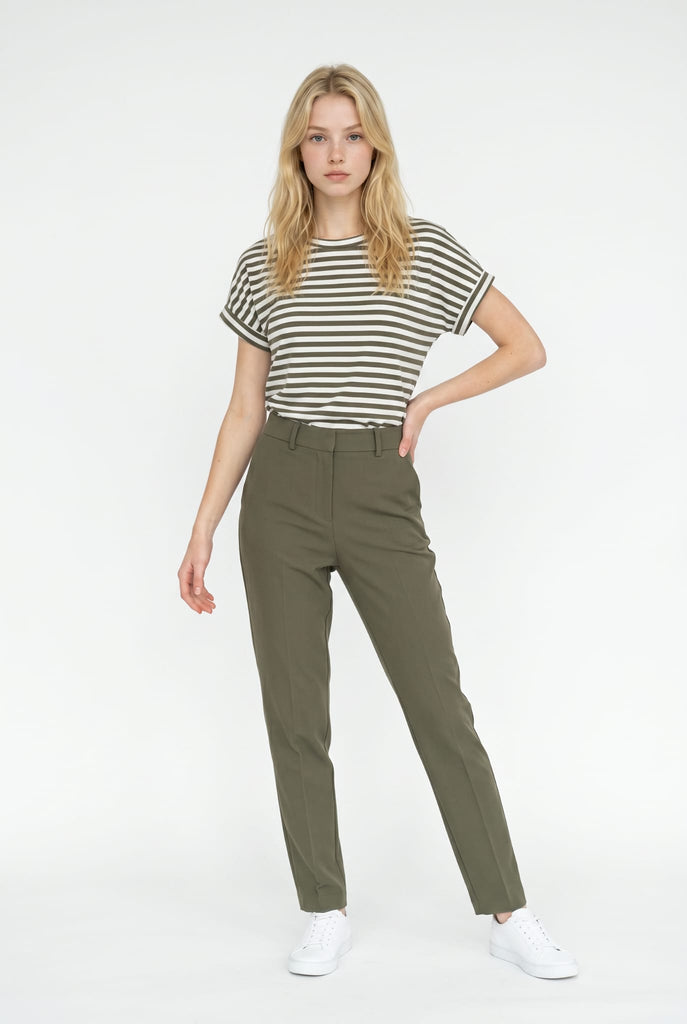 Laina CLassic Striped Tee