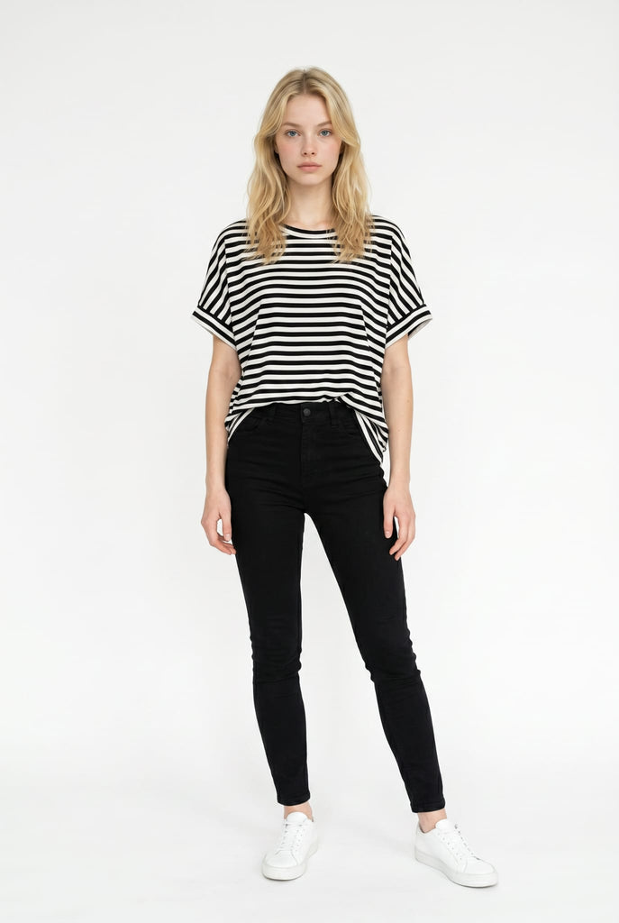 Laina CLassic Striped Tee
