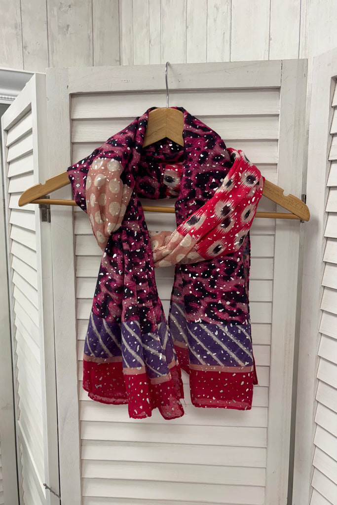 Matilda Leopard Spot Print Scarf
