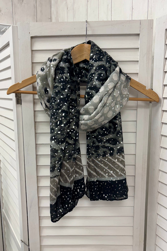 Matilda Leopard Spot Print Scarf