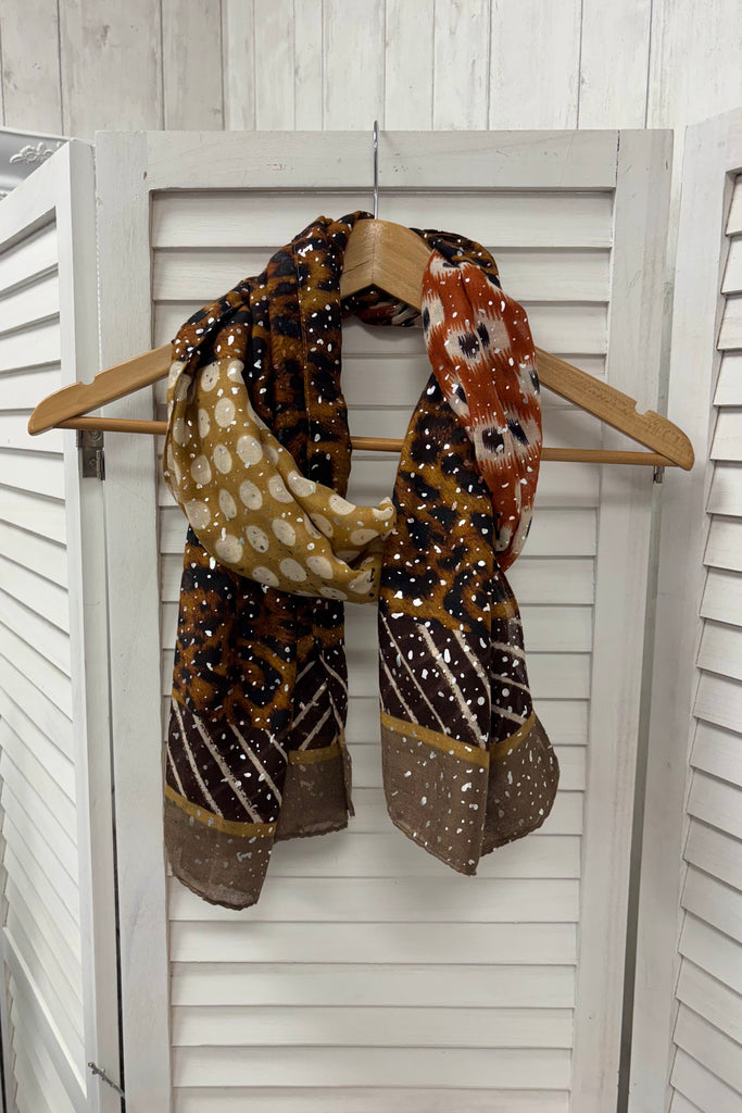 Matilda Leopard Spot Print Scarf