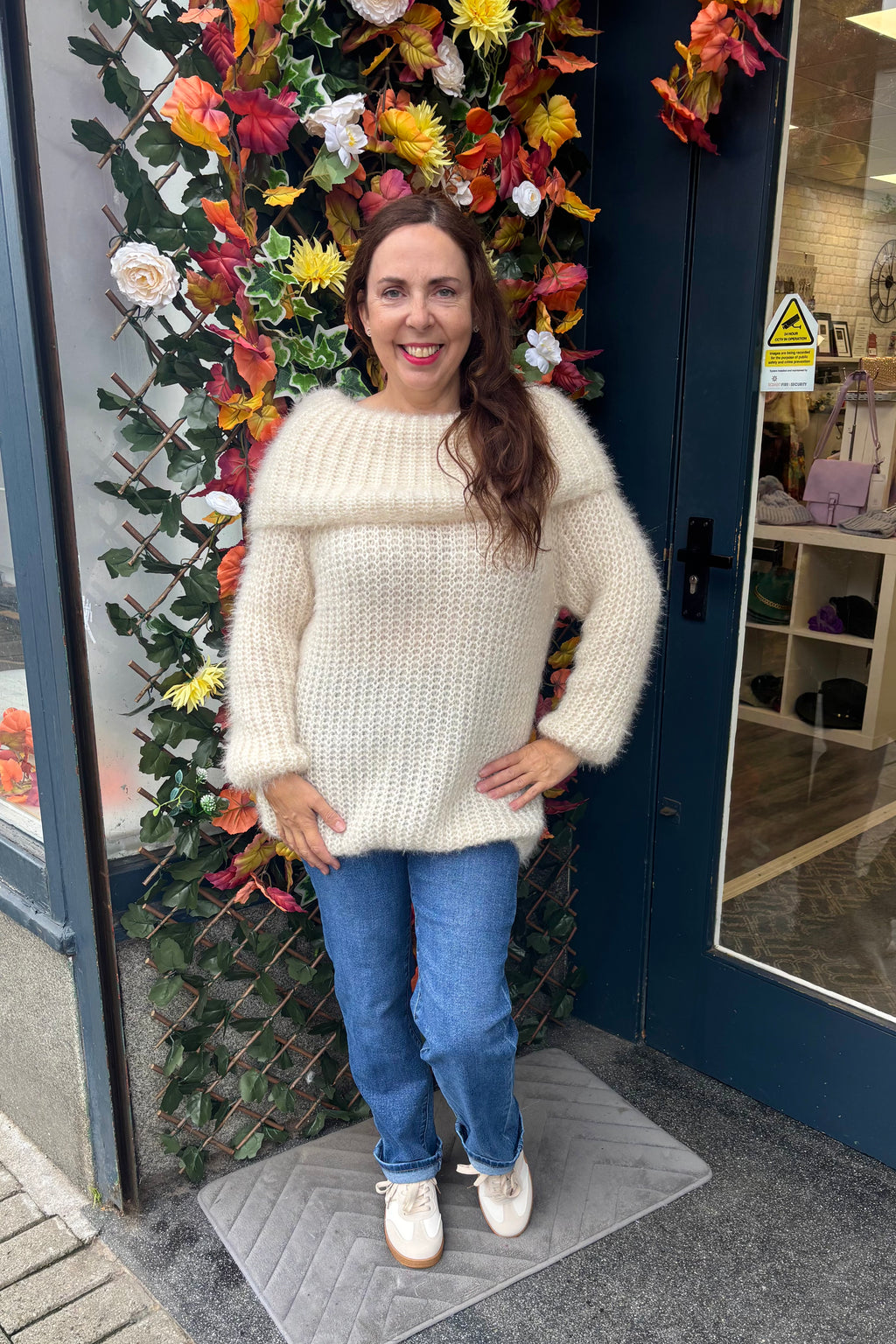 Betsy Statement Collar Knit