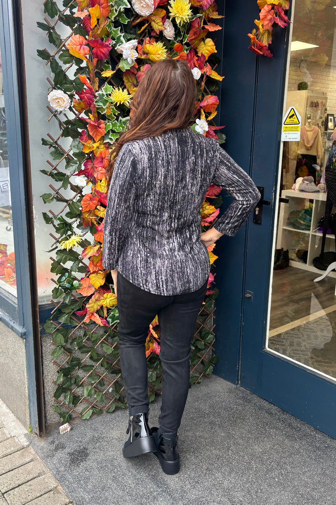 Karlie Abstract Shirt Style Top