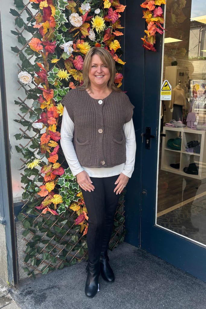 Amy Knitted Waistcoat