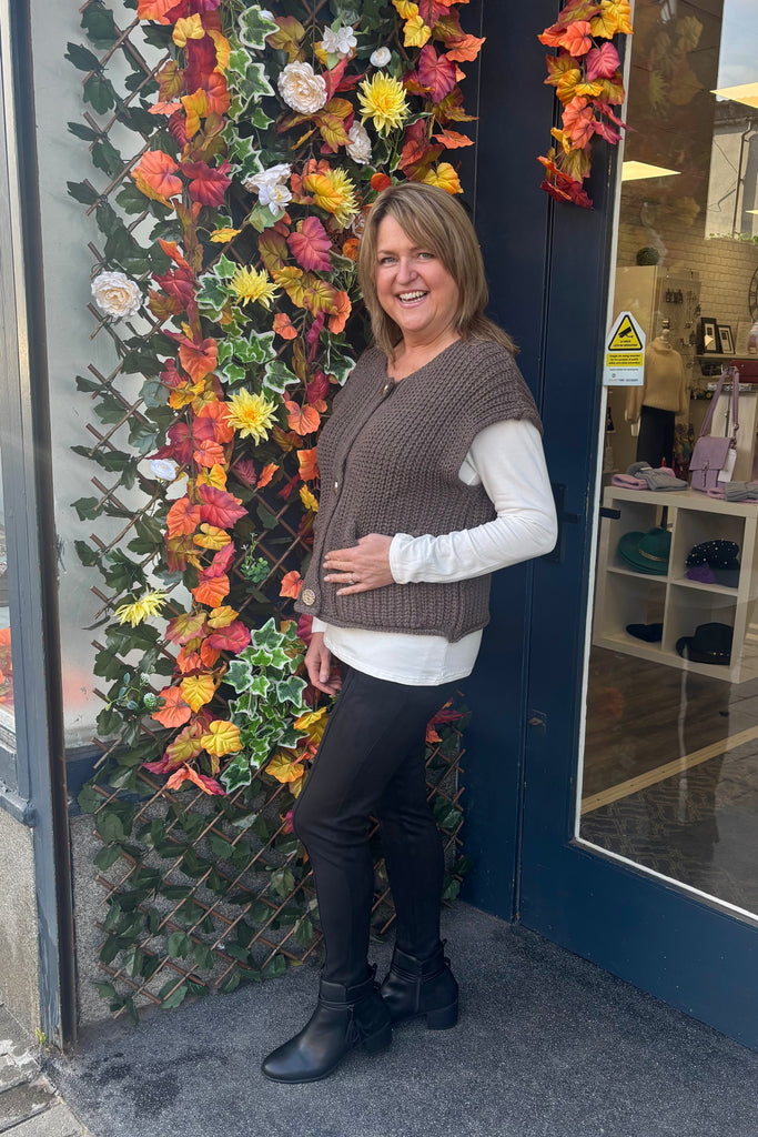 Amy Knitted Waistcoat