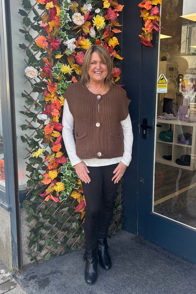 Amy Knitted Waistcoat
