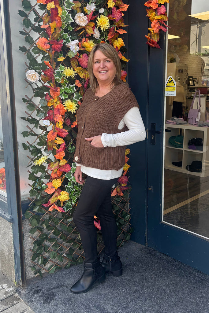 Amy Knitted Waistcoat