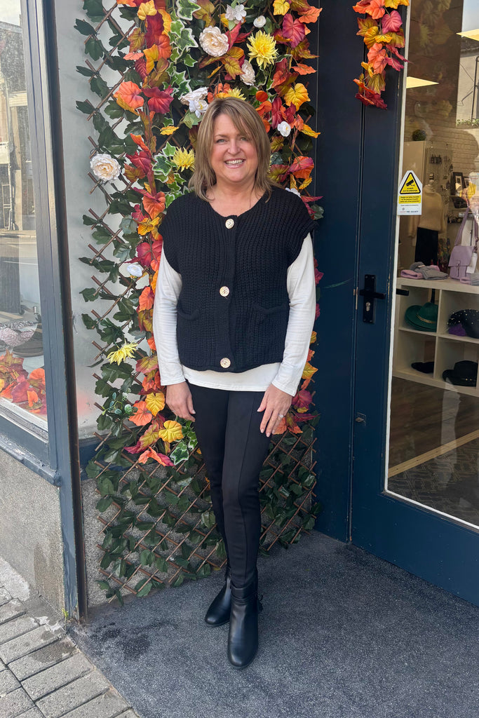 Amy Knitted Waistcoat