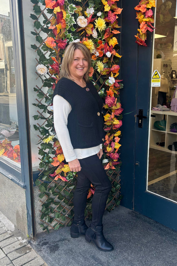 Amy Knitted Waistcoat