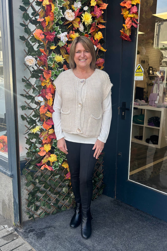 Amy Knitted Waistcoat