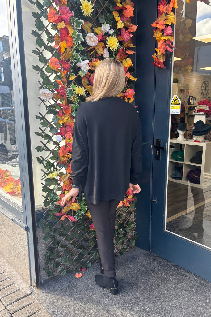 Heather Sequin Heart Knit