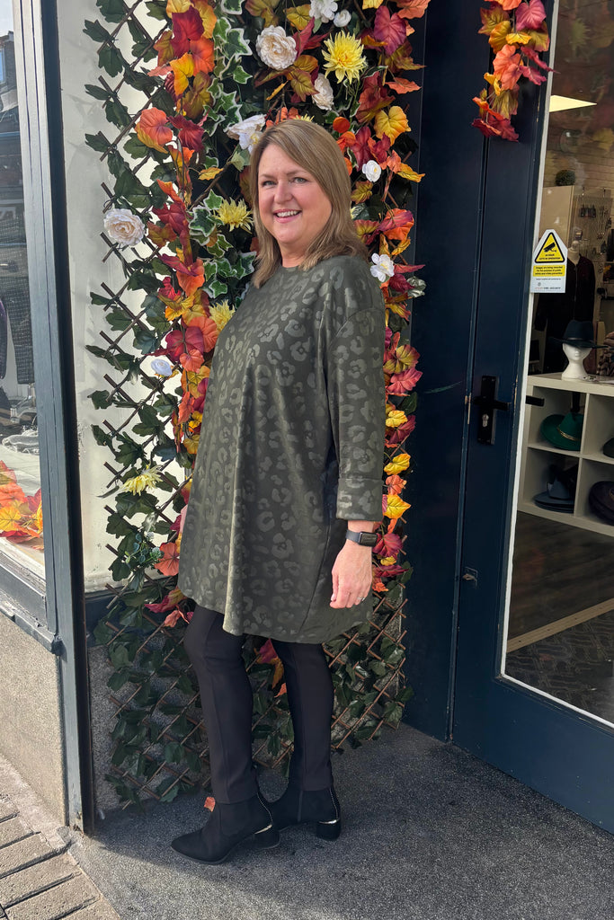 Rhea Leopard Print Tunic