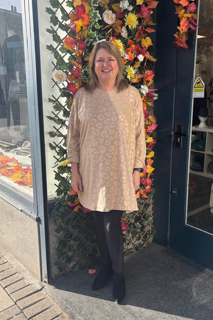 Rhea Leopard Print Tunic