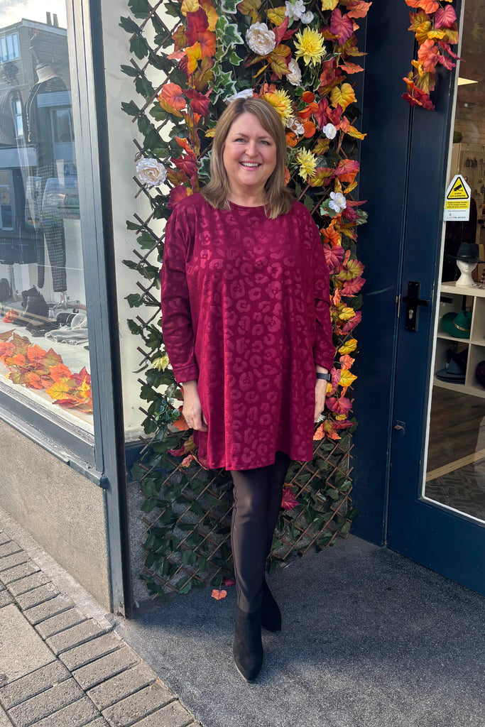 Rhea Leopard Print Tunic