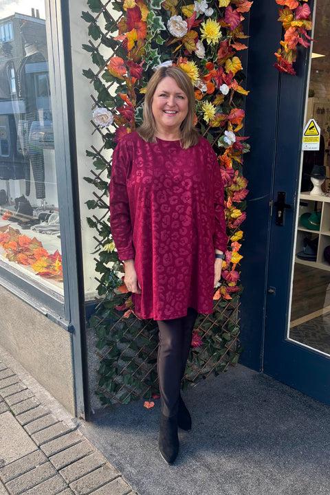 Rhea Leopard Print Tunic