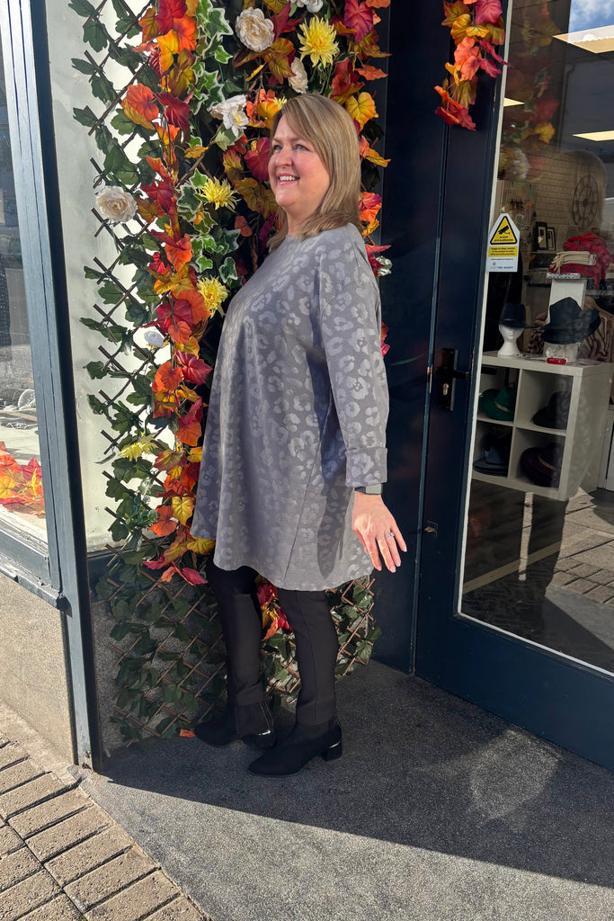 Rhea Leopard Print Tunic