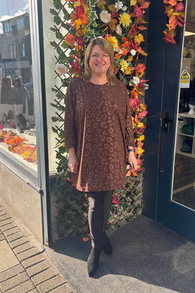 Rhea Leopard Print Tunic