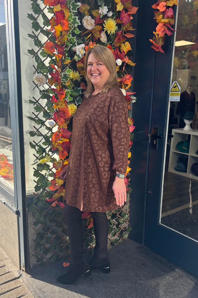 Rhea Leopard Print Tunic