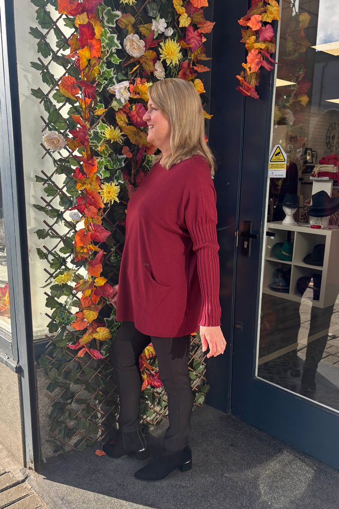 Ashley Patch Pocket Knit