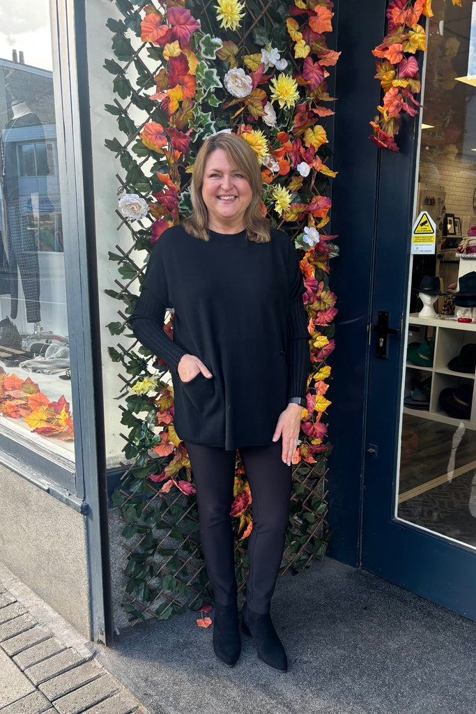 Ashley Patch Pocket Knit