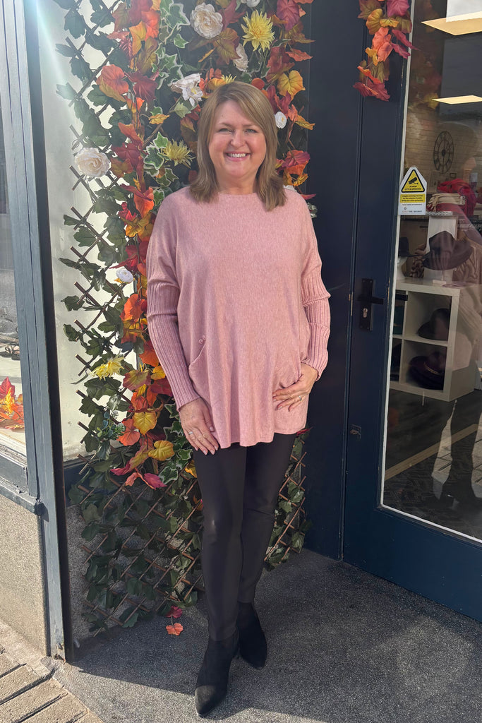 Ashley Patch Pocket Knit