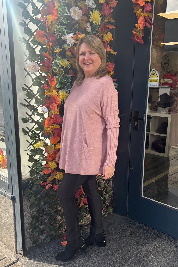 Ashley Patch Pocket Knit