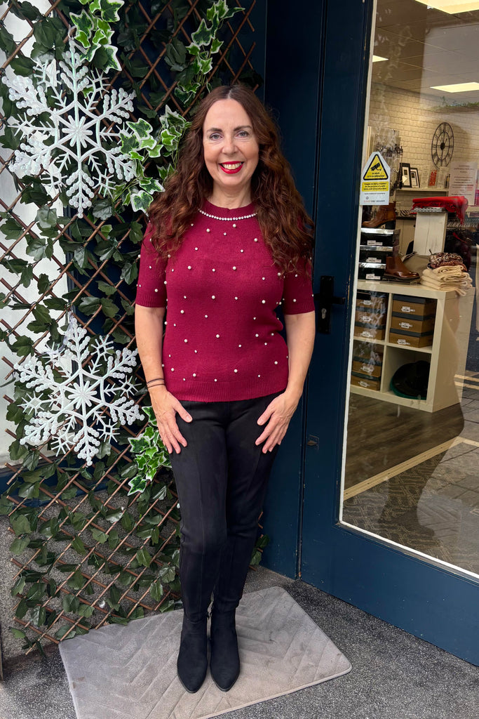 Solana Pearl & Crystal Knit