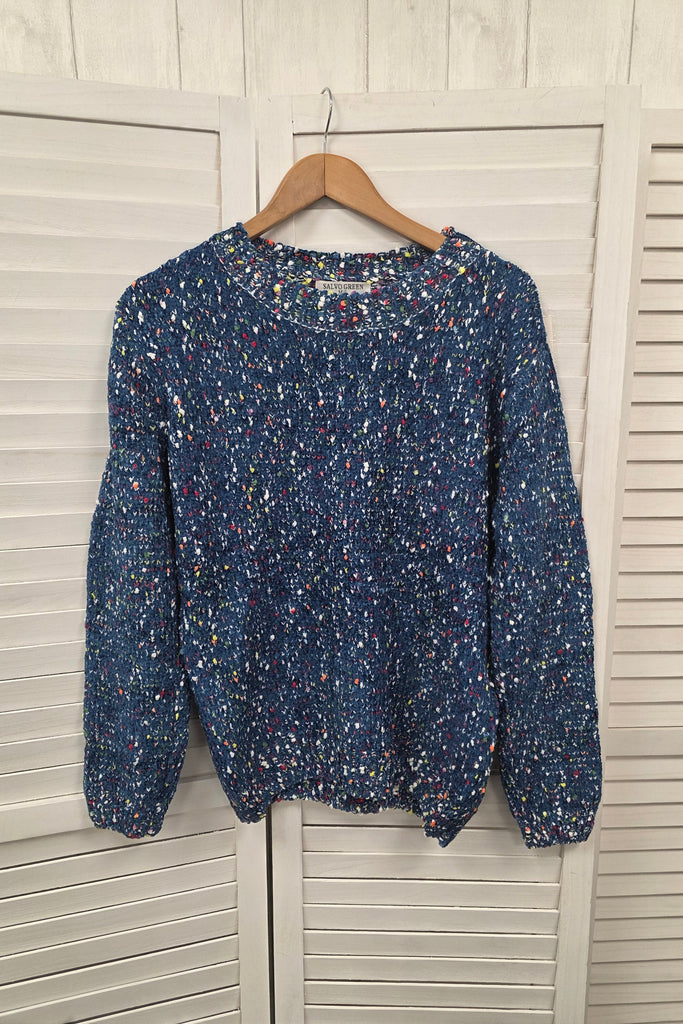 Hilda Flecked Popcorn Knit