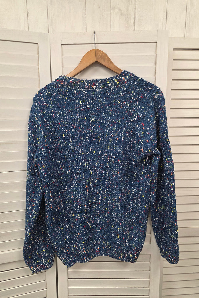 Hilda Flecked Popcorn Knit