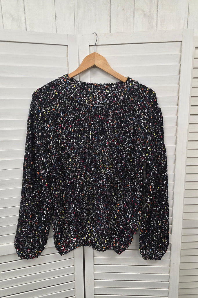 Hilda Flecked Popcorn Knit