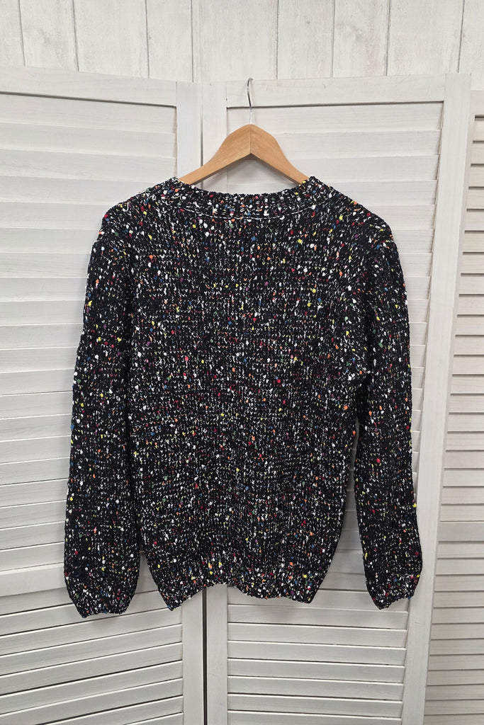 Hilda Flecked Popcorn Knit