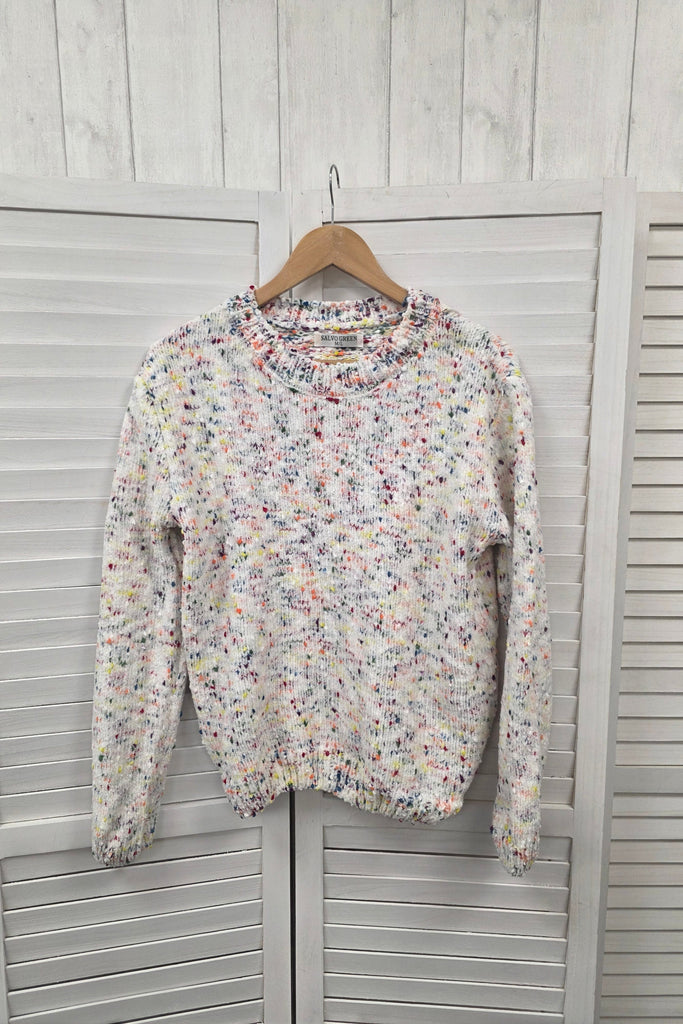 Hilda Flecked Popcorn Knit