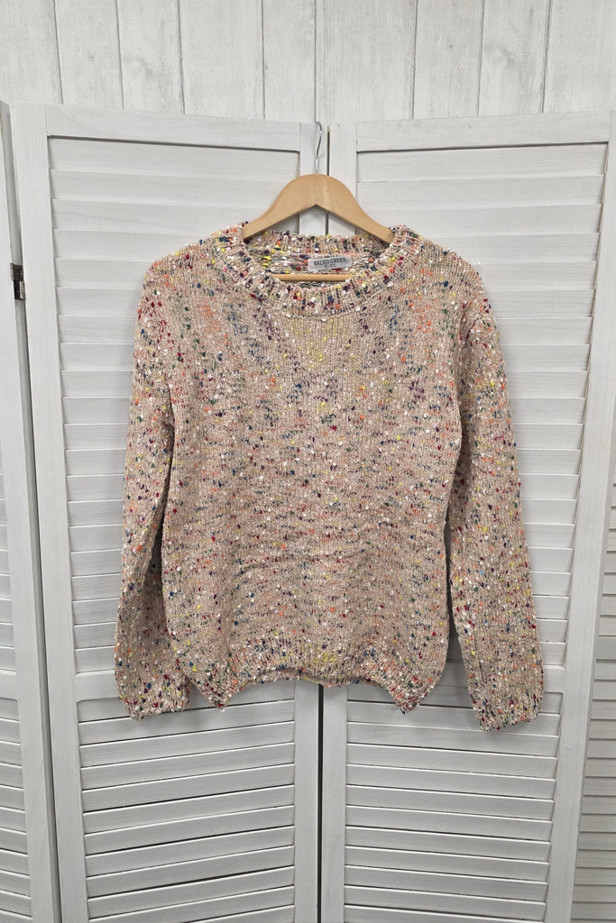 Hilda Flecked Popcorn Knit