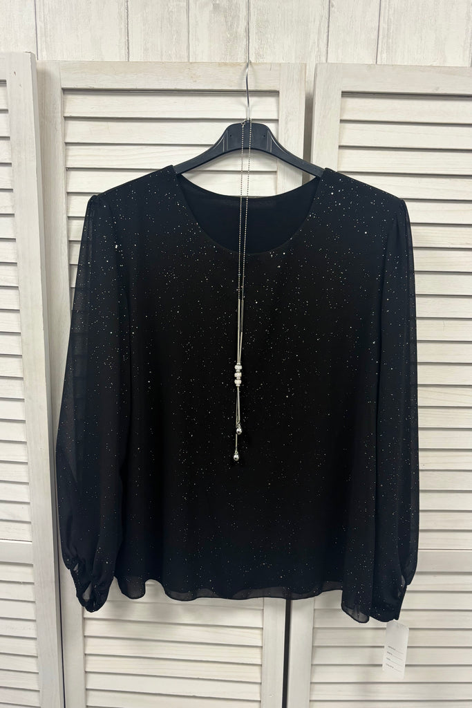 Greta Double Layer Sparkle Top